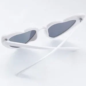 Accessories | White Heart Shape Vintage Look Sunglassesnwt 
